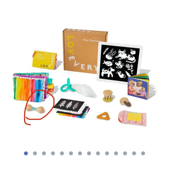 Lovevery Wooden Rattle from The Charmer play kit 3-4 months - Picture 3 of 4